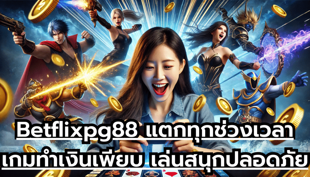 Betflixpg88 แตกทุกช่วงเวลา เกมทำเงินเพียบ เล่นสนุกปลอดภัย