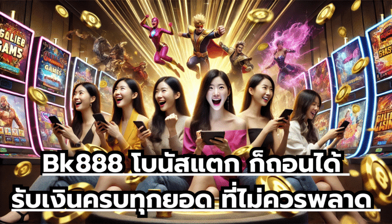 Bk888 โบนัสแตก ก็ถอนได้ รับเงินครบทุกยอด ที่ไม่ควรพลาด